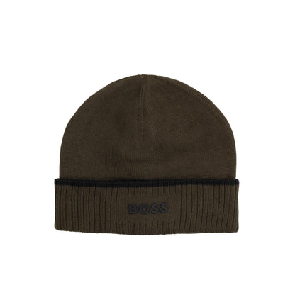 Striped Knit Hat Hugo Boss