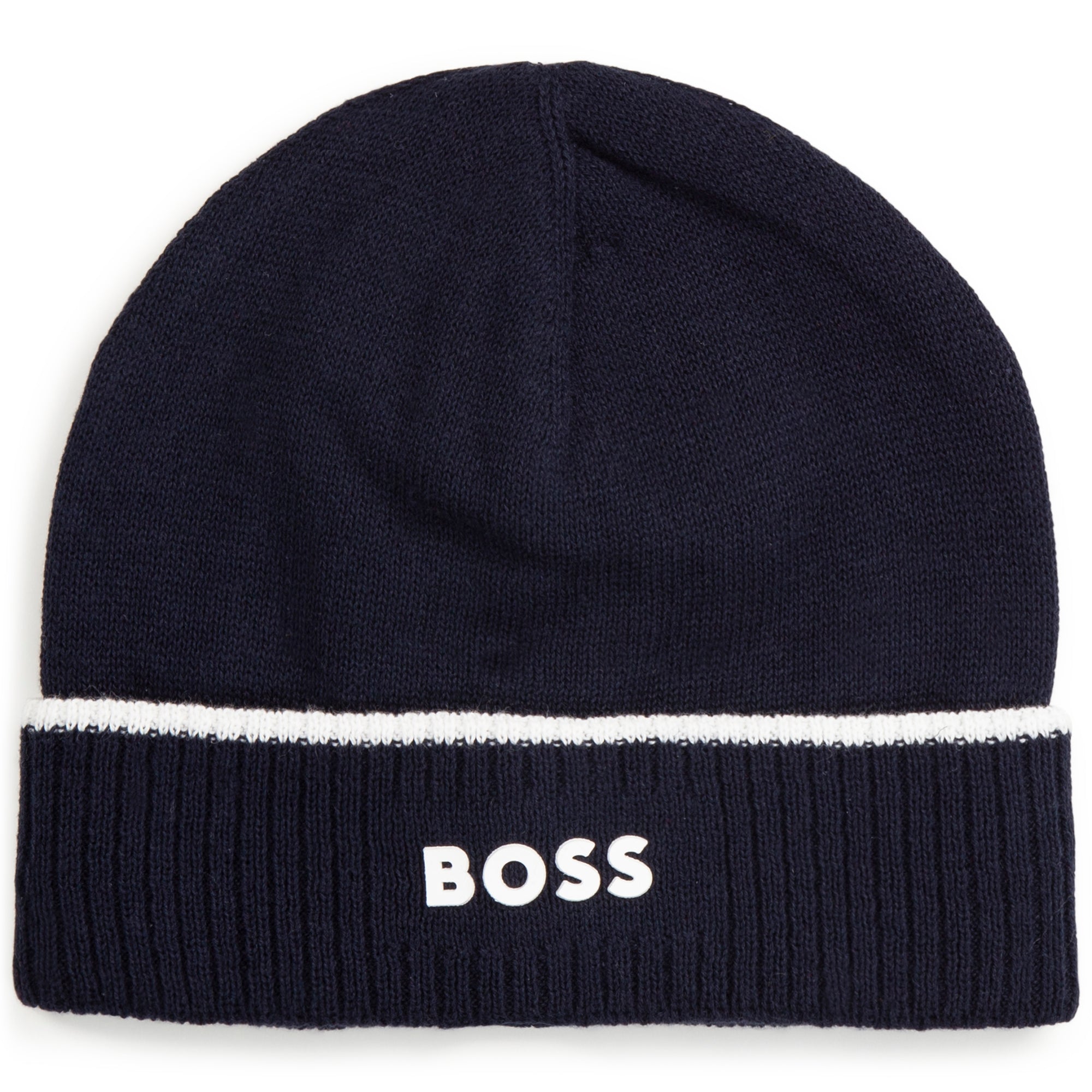 Striped Knit Hat Hugo Boss
