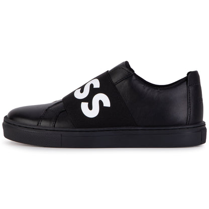 Leather Slip on Trainers Hugo Boss