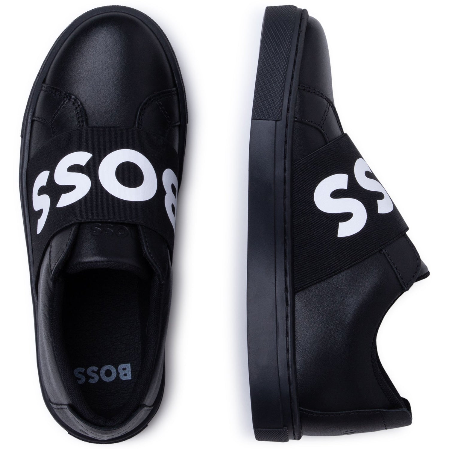 Leather Slip on Trainers Hugo Boss