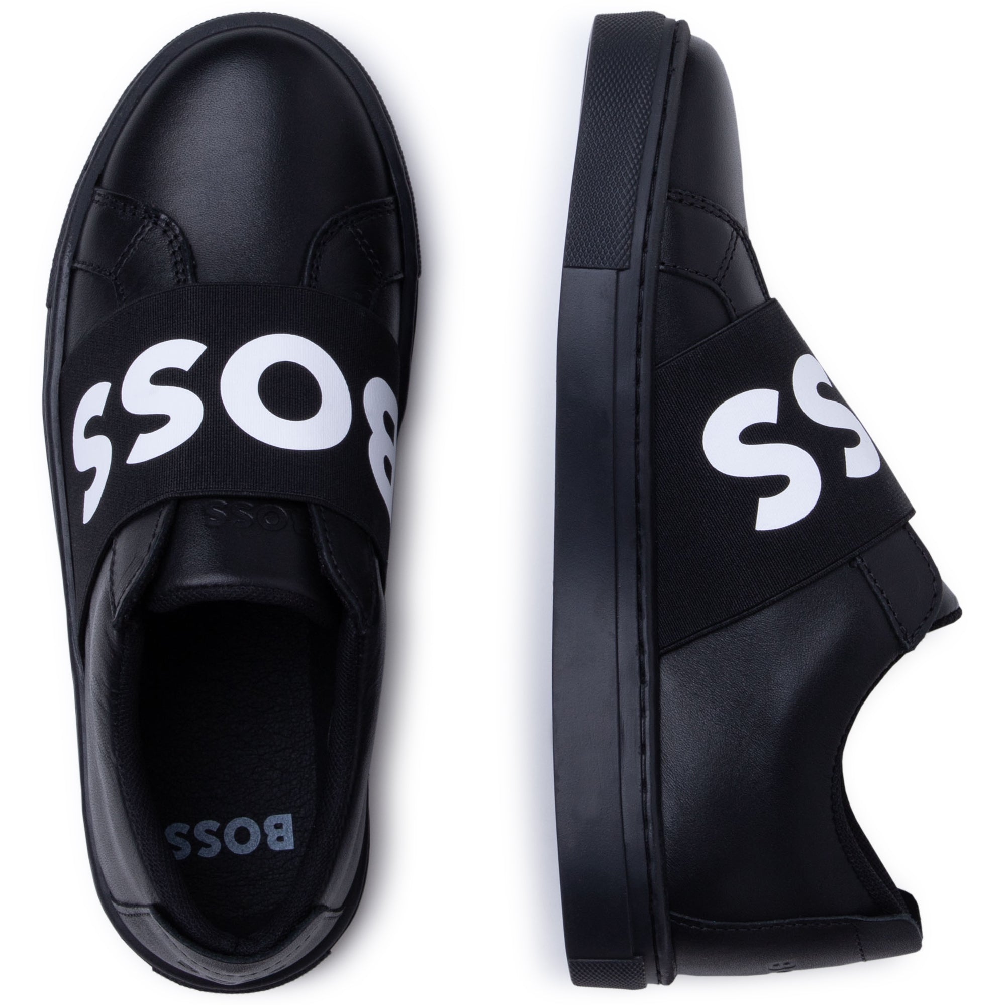 Leather Slip on Trainers Hugo Boss