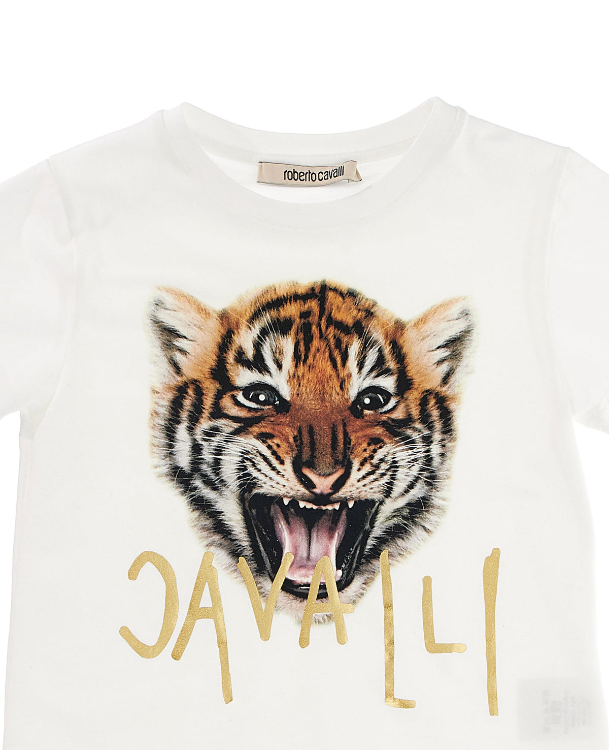 Tiger T-Shirt Roberto Cavalli Junior