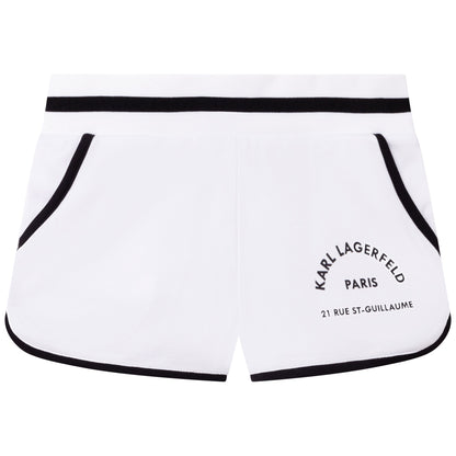Cotton Short Karl Lagerfeld Kids